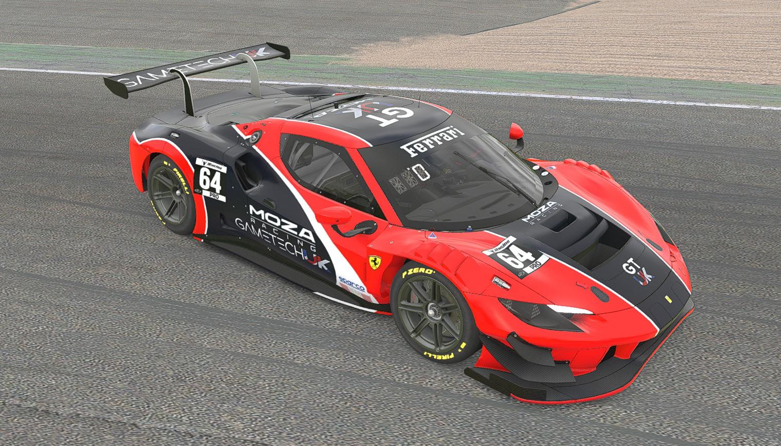 Preview of GametechUK Ferrari 296 GT3 2024 by Mat Fox
