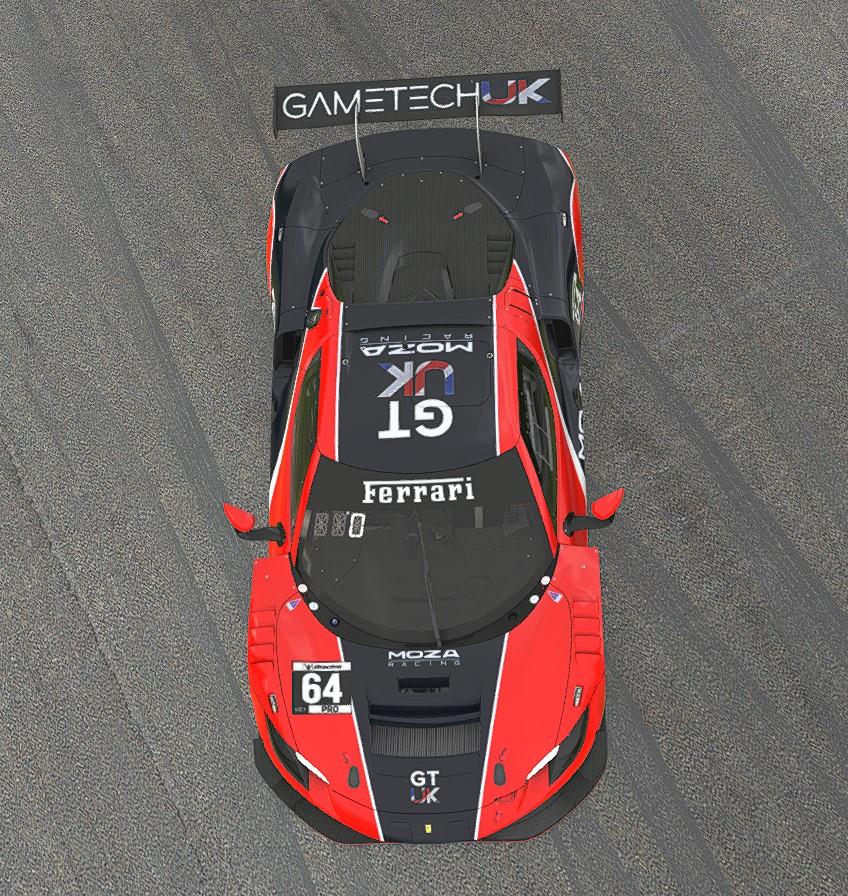 Preview of GametechUK Ferrari 296 GT3 2024 by Mat Fox