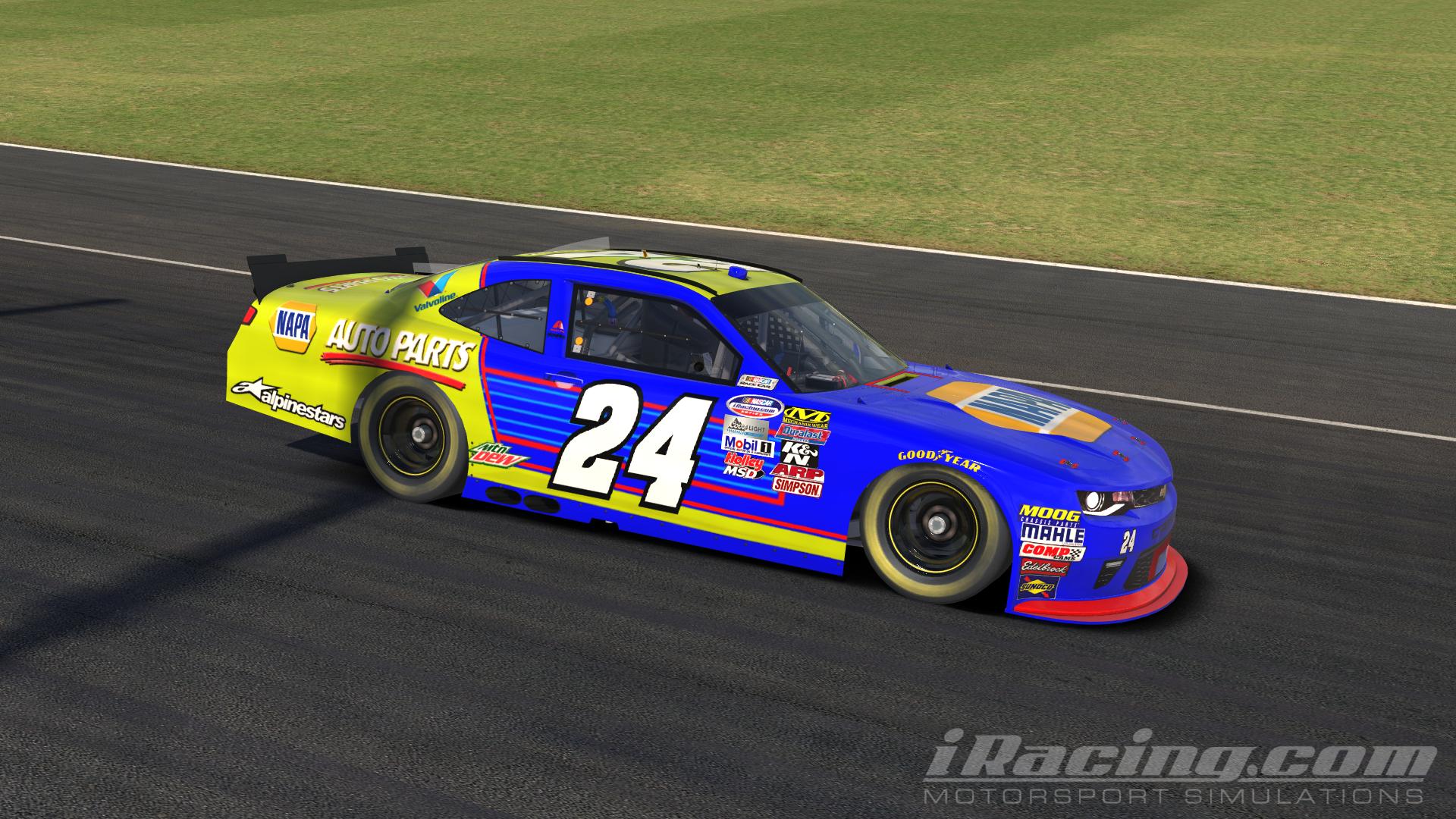 Preview of Chase Elliott Fantasy Napa Scheme by Zachary Hall