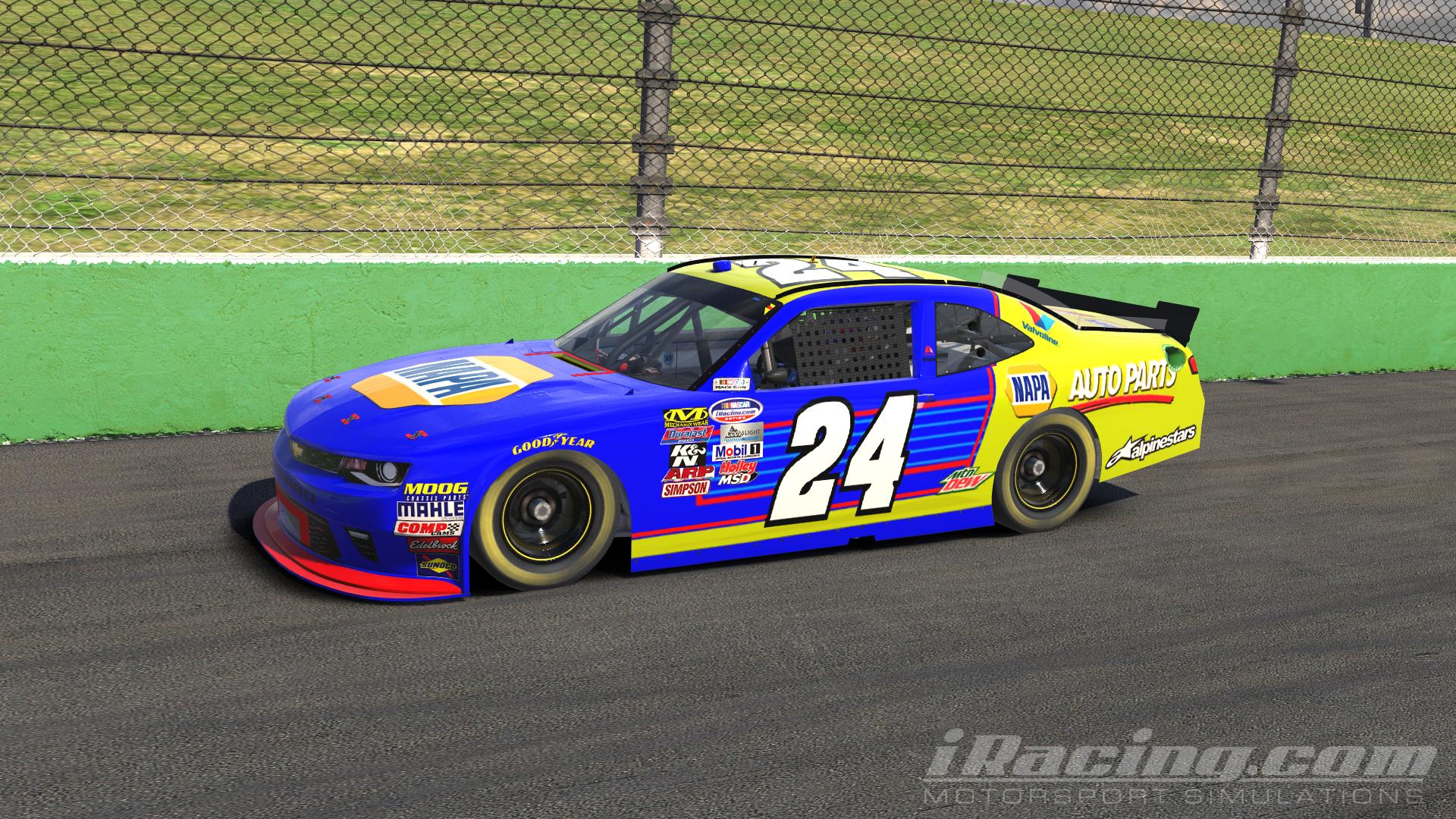 Preview of Chase Elliott Fantasy Napa Scheme by Zachary Hall