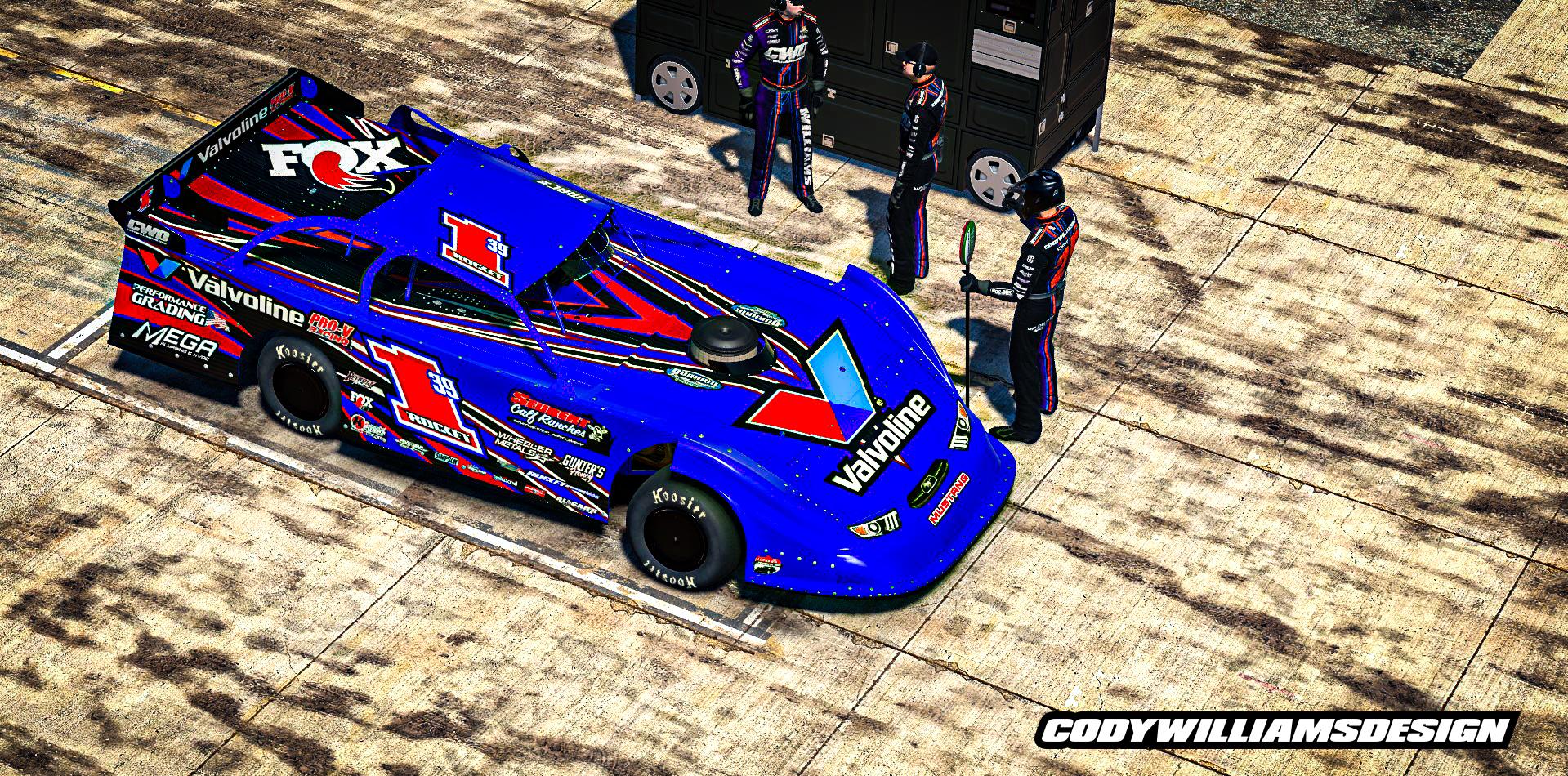 Preview of TMAC Rocket1 racing concept Dirt Late Model NO#!  by Cody G Williams