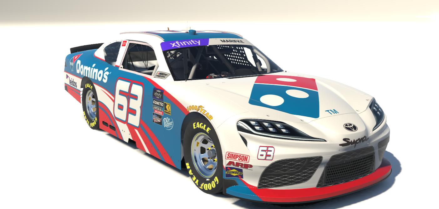 Preview of Dominos Xfinity Toyota Supra by Tyler Marifke