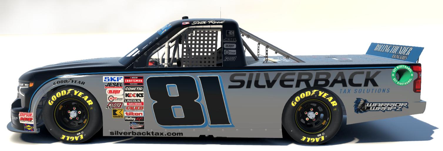 Preview of Seth Reed #81 - NASCAR Truck Chevrolet Silverado - Silverback Tax Solutions by Kenny Mitchell
