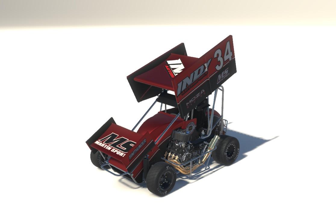 Preview of 2024 Indy Autosport Dirt Micro Sprint - Sim Stamped by Jason Nethery