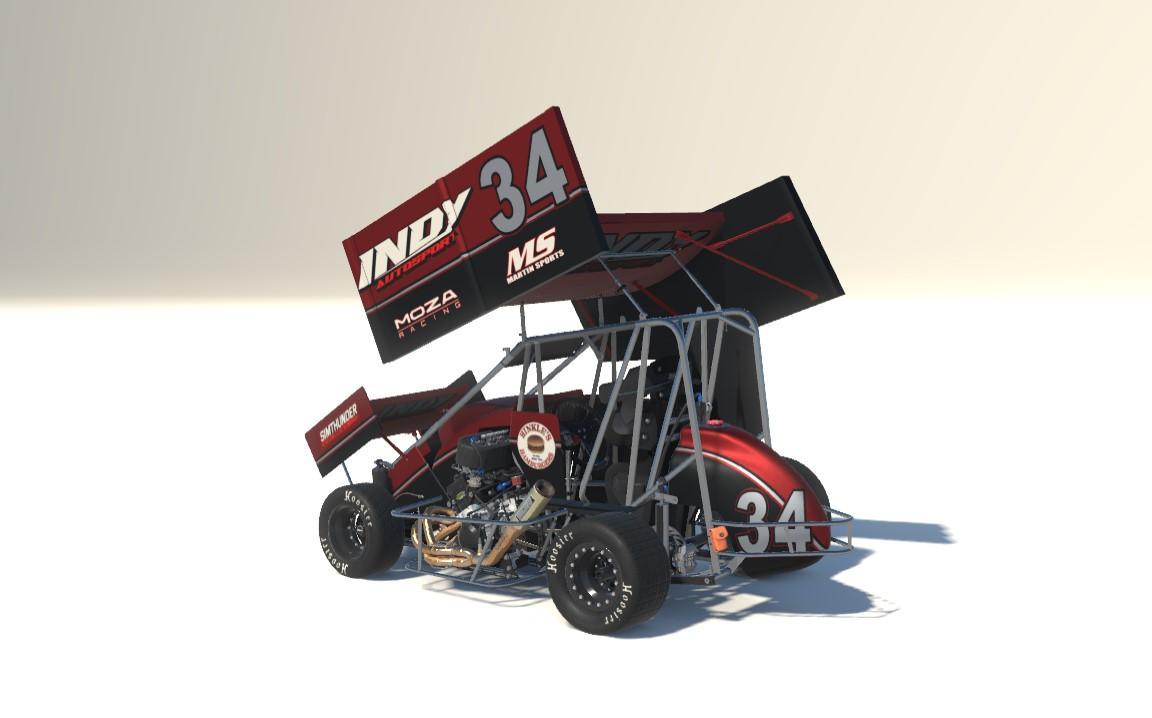 Preview of 2024 Indy Autosport Dirt Micro Sprint - Sim Stamped by Jason Nethery