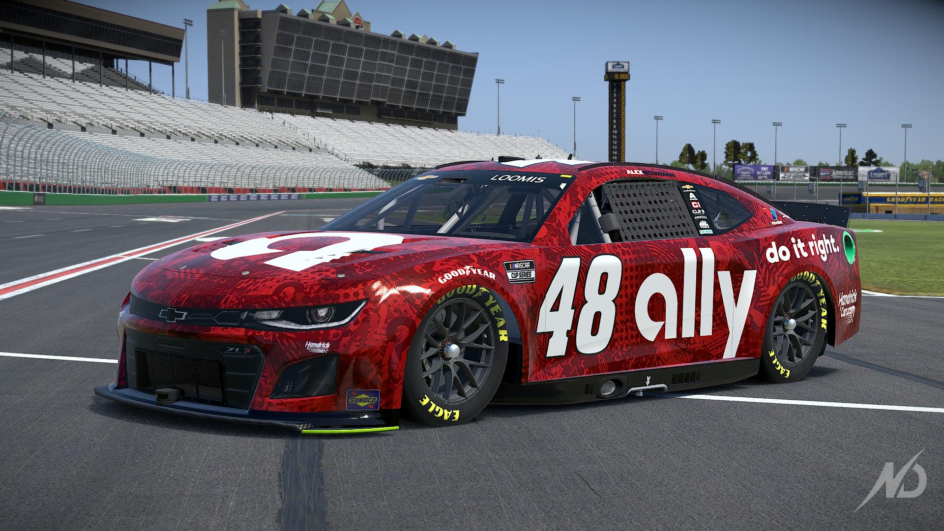 Preview of Alex Bowman #48 Hendrick Motorsports 40th Anniversary by Colton Loomis