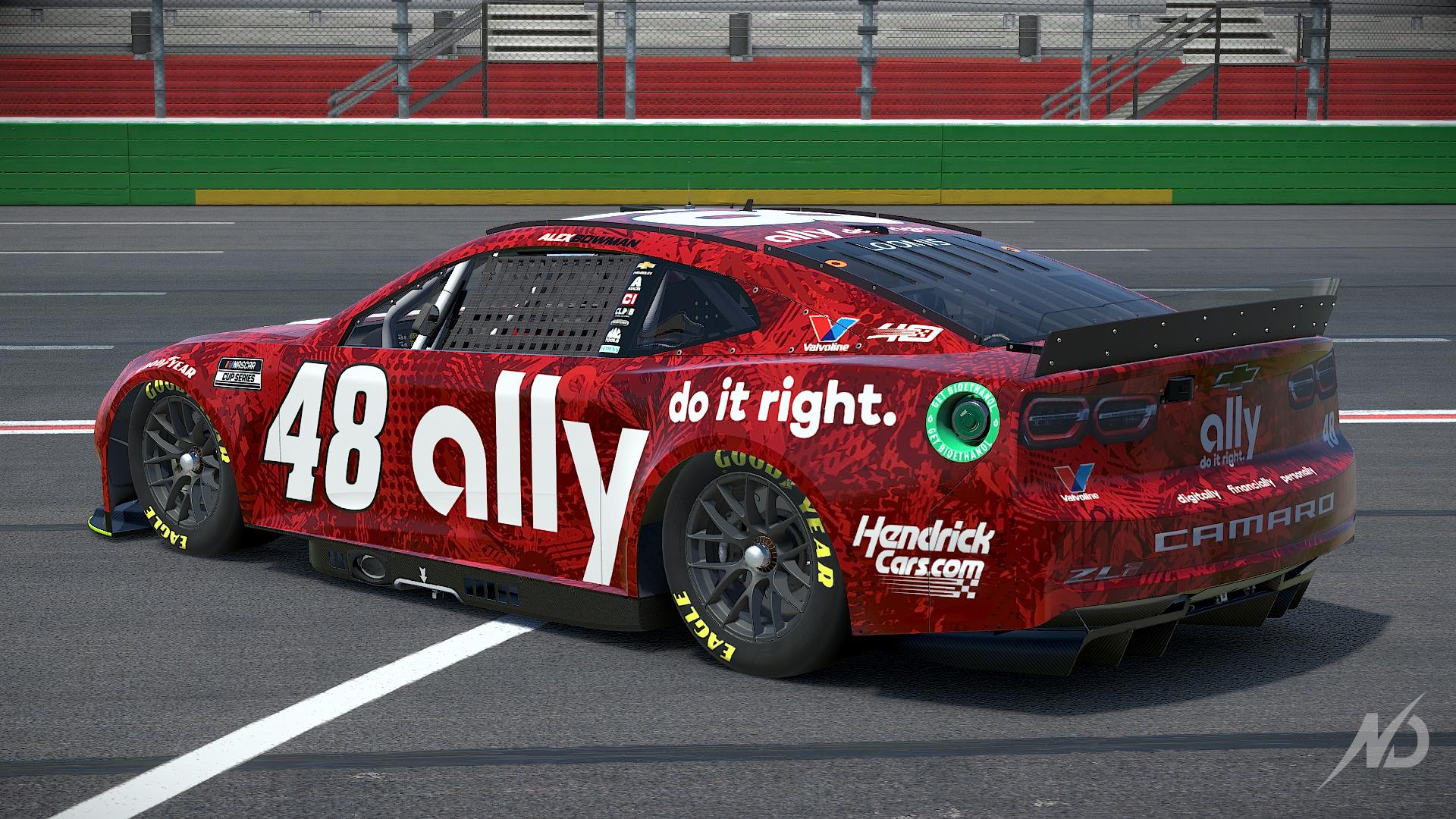 Preview of Alex Bowman #48 Hendrick Motorsports 40th Anniversary by Colton Loomis