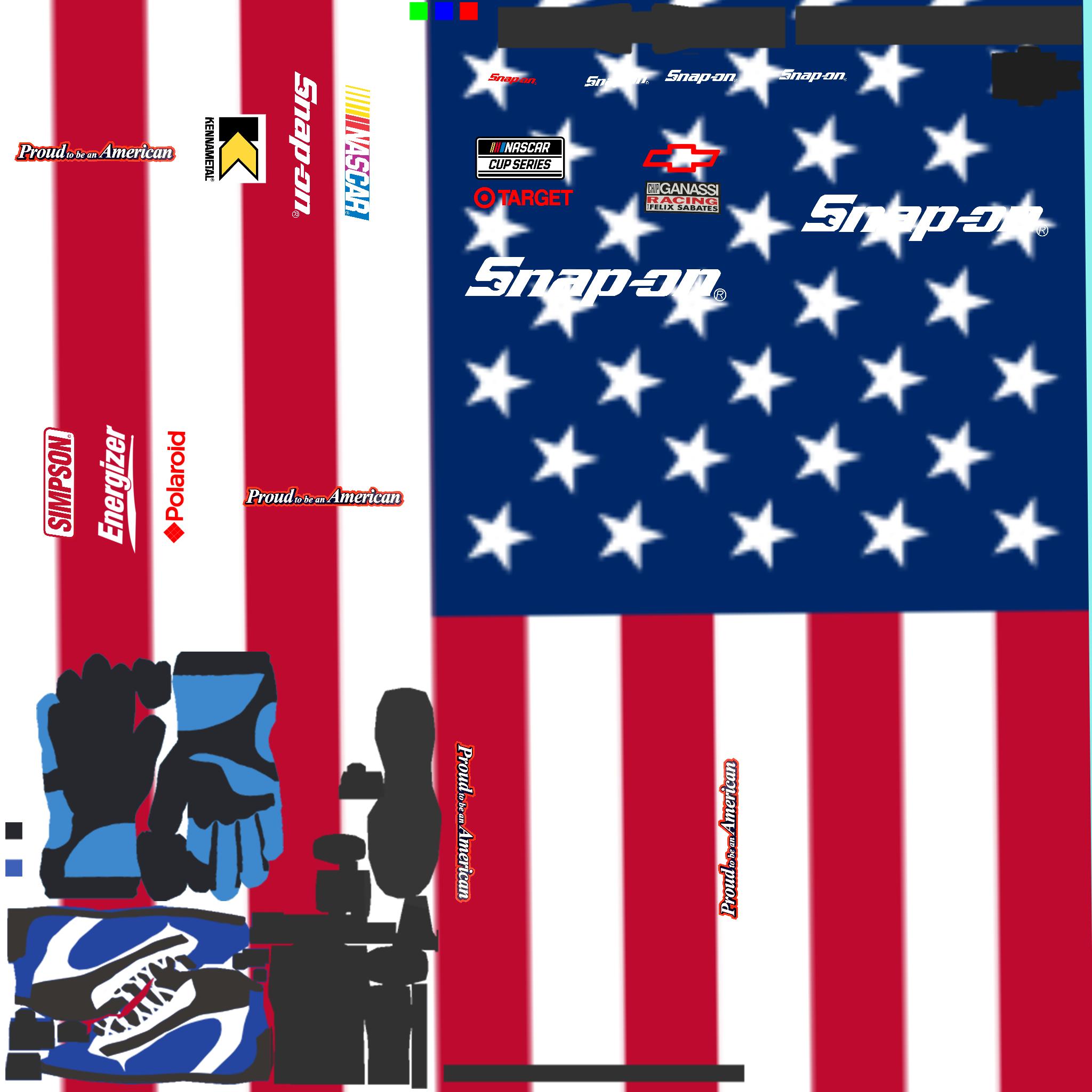 Preview of Sterling Marlin Snap-On Tools Proud to be an American 2001 Protection One 400 Firesuit Throwback by Brenden Broberg