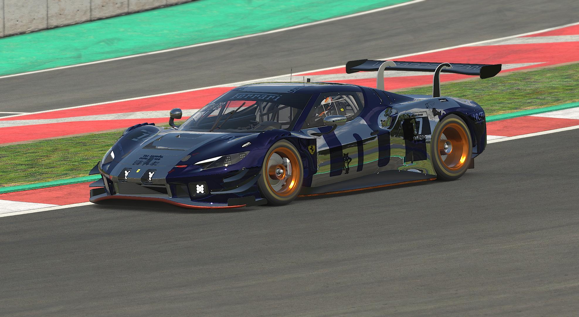 Preview of Ferrari 296 GT3 WT Chrome by Igor Shirokov