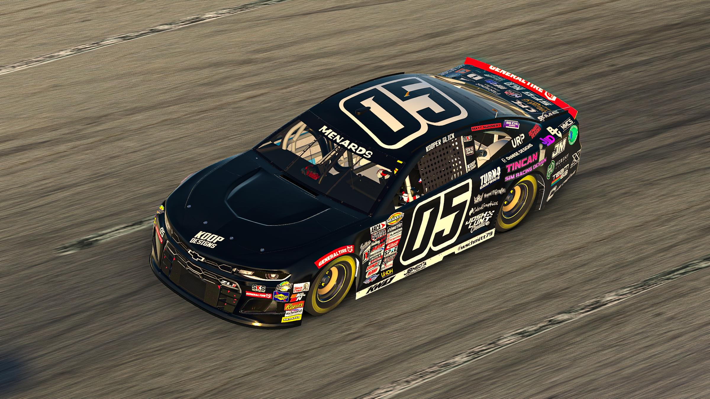 Preview of Koop Designs 2024 Gen 6 ARCA Series scheme (Custom #05) by Kooper G.