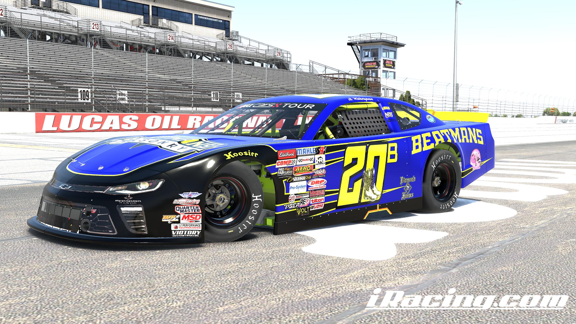 Preview of Bryson Witherspoons Beatmans Masonry #20B Camaro LMS by Kendrick Hom