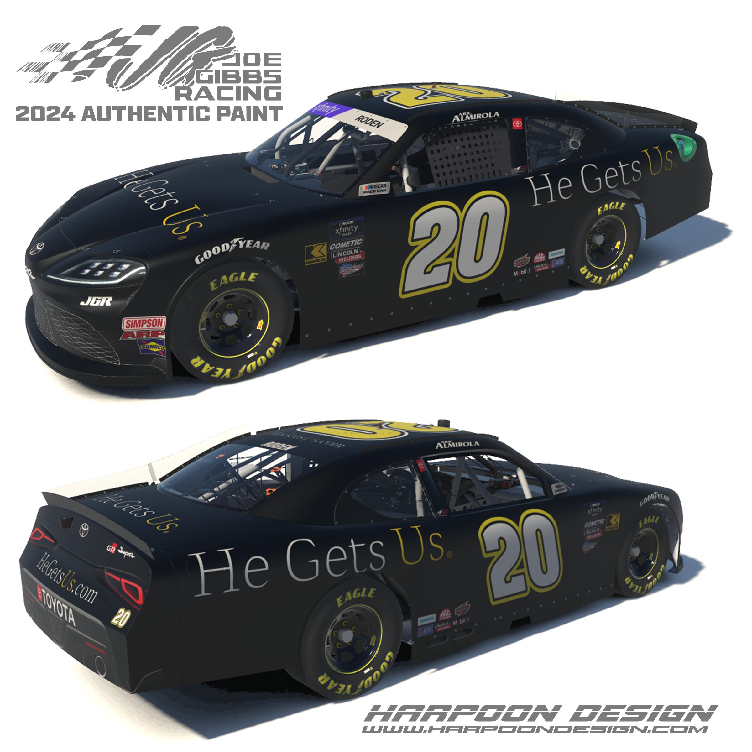 2024 Aric Almirola He Gets Us Supra No Num by Brantley Roden