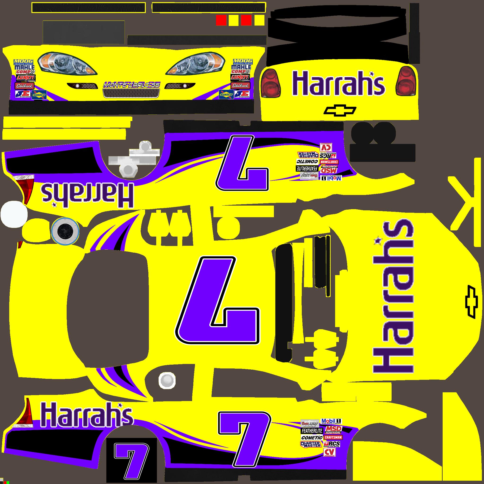 Robby Gordon Harrahs by Kyle S. Trading Paints