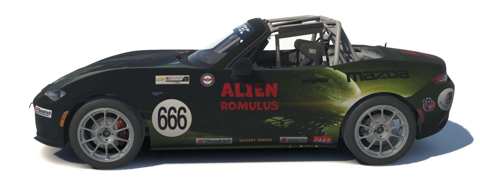 Preview of Mazda MX5 2016 Alien Romulus Livery by Guy Robertson
