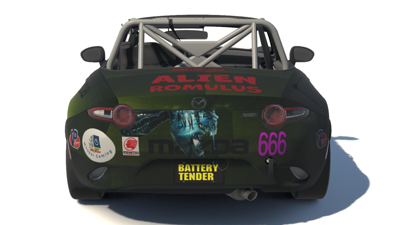 Preview of Mazda MX5 2016 Alien Romulus Livery by Guy Robertson