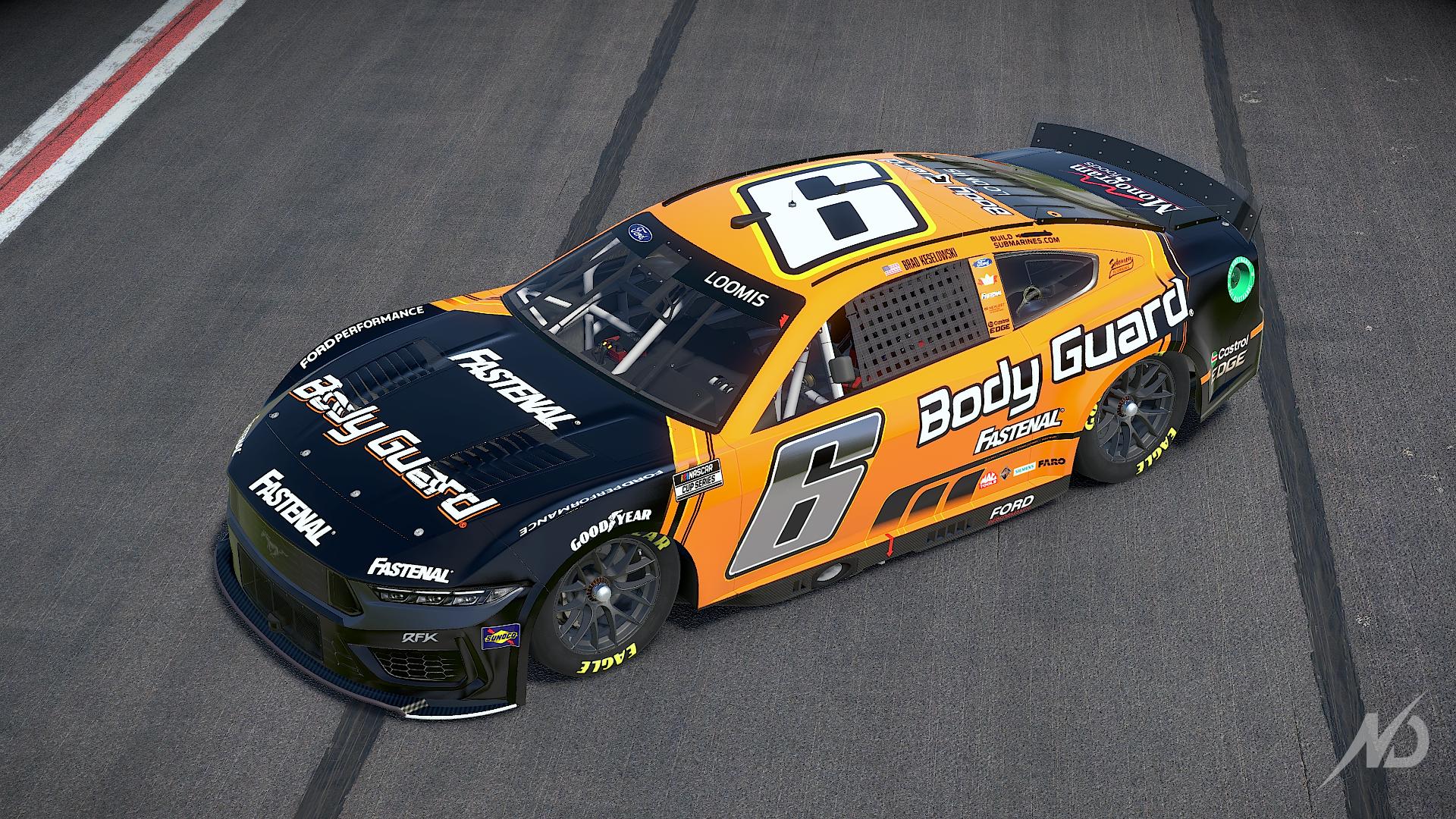 Preview of Brad Keselowski #6 Fastenal Body Guard 2024 by Colton Loomis