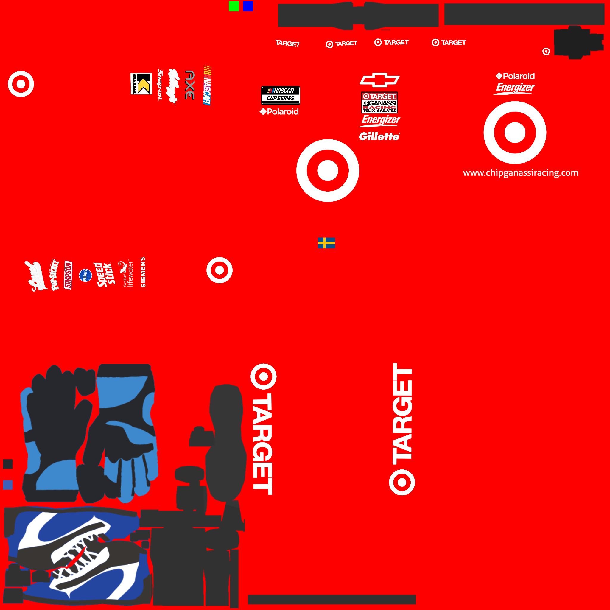 Preview of Kenny Brack Target 2002 NASCAR Cup Series Firesuit Throwback by Brenden Broberg