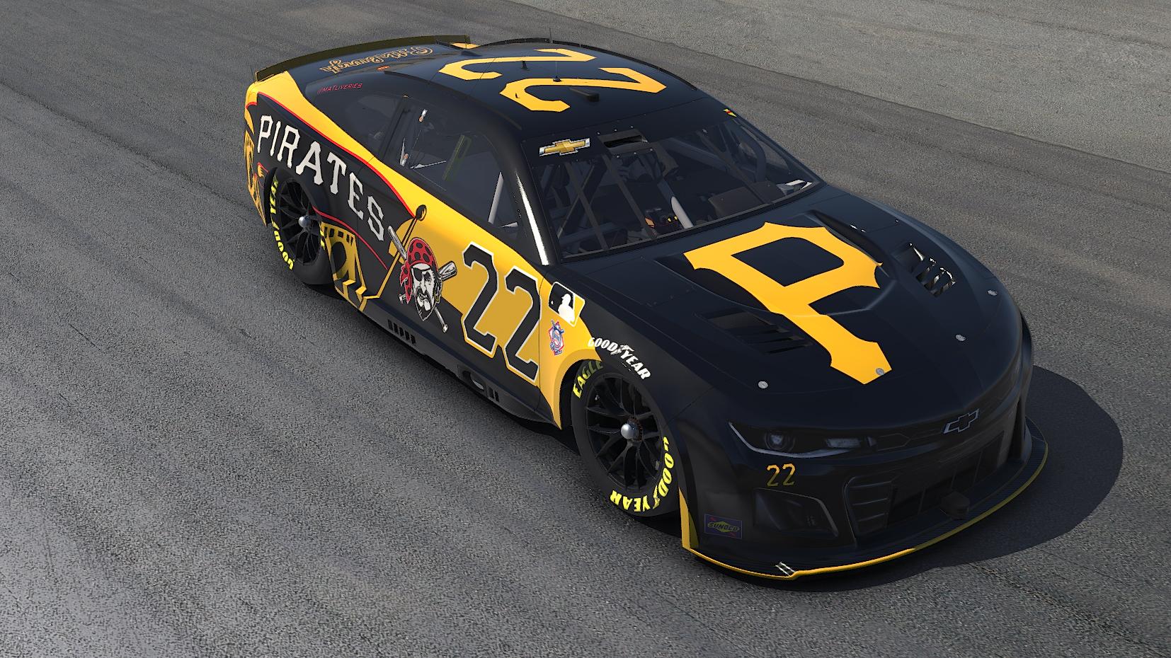 Preview of Pittsburgh Pirates Camaro -Sim Stamped #- by Matt Tomelleri