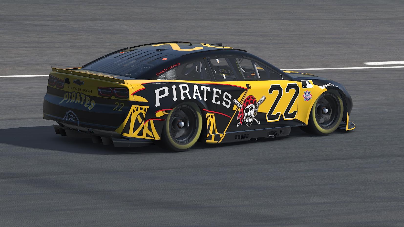 Preview of Pittsburgh Pirates Camaro -Sim Stamped #- by Matt Tomelleri