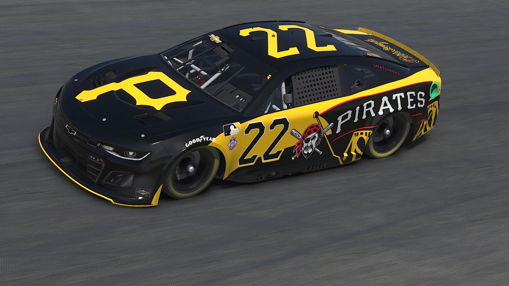 Preview of Pittsburgh Pirates Camaro -Sim Stamped #- by Matt Tomelleri