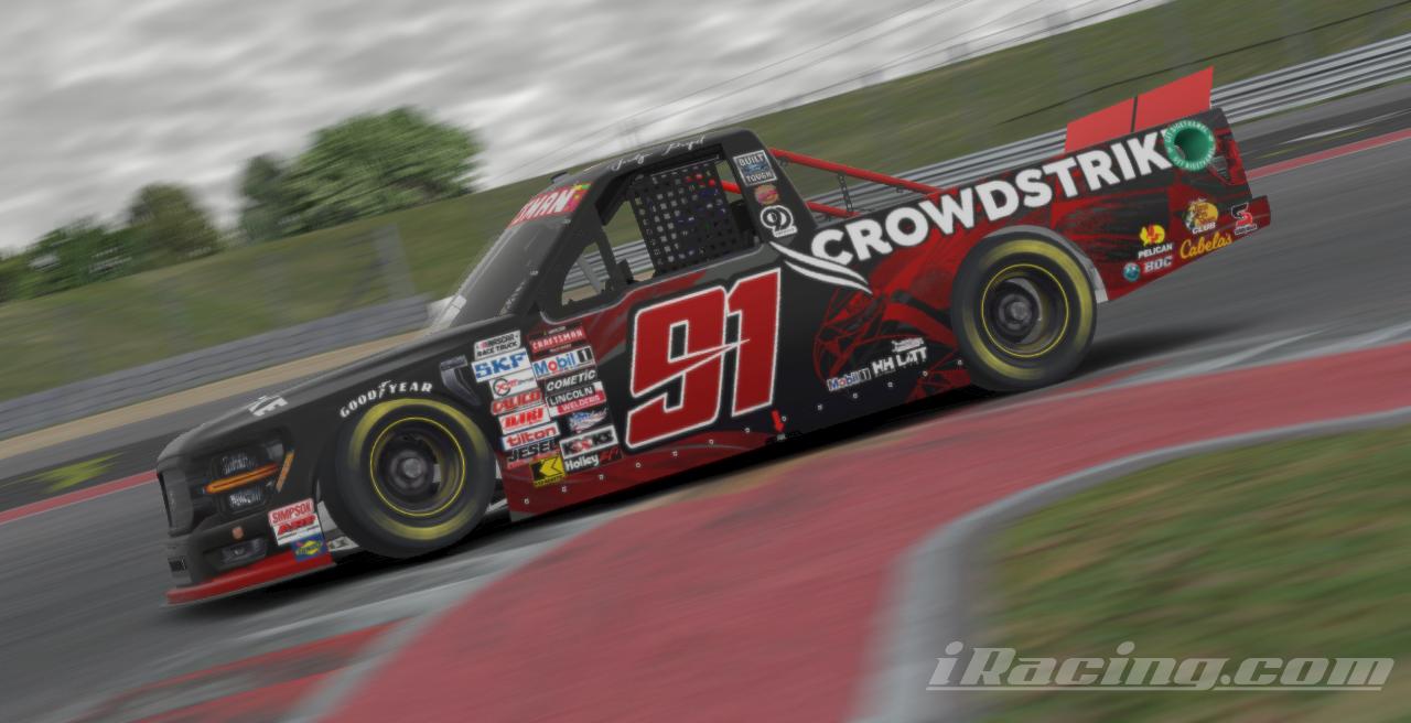 Preview of Jordyn Propst #91 Crowdstrike F150 W/ Spec Map  by Rob Evans