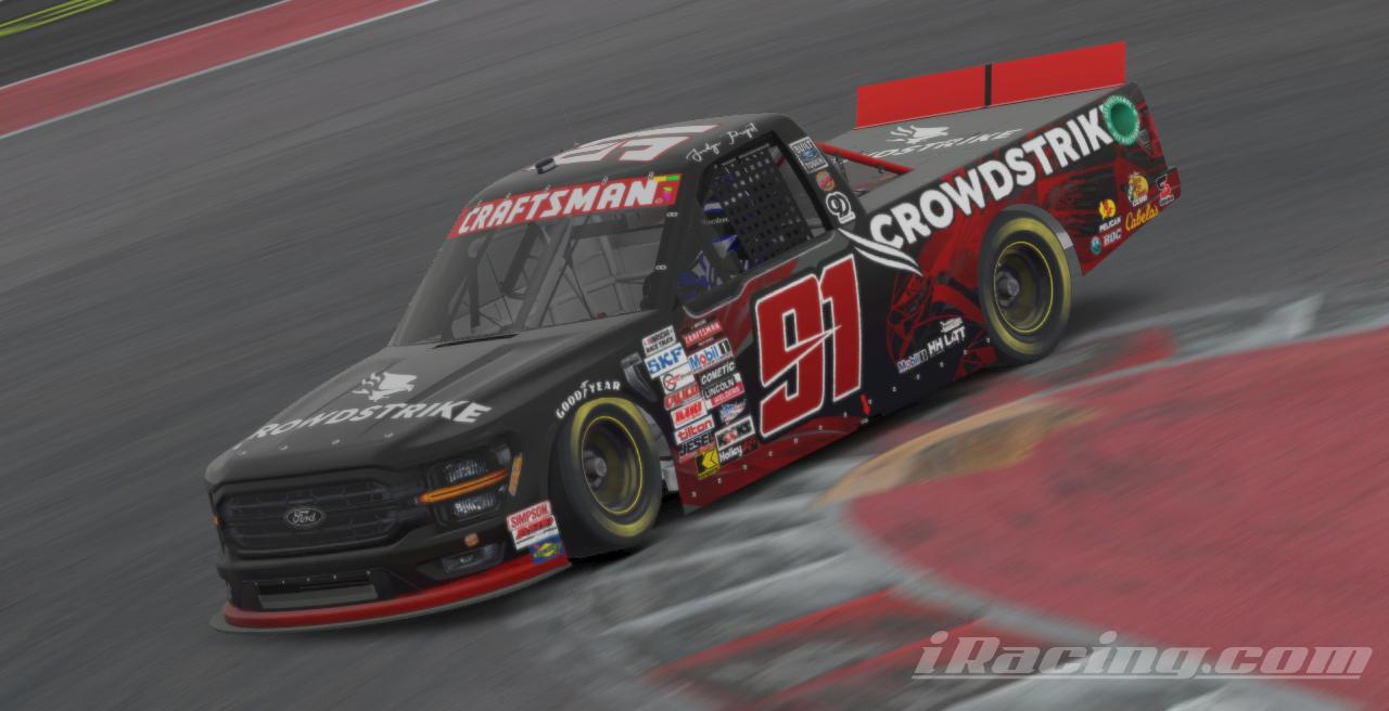 Preview of Jordyn Propst #91 Crowdstrike F150 W/ Spec Map  by Rob Evans