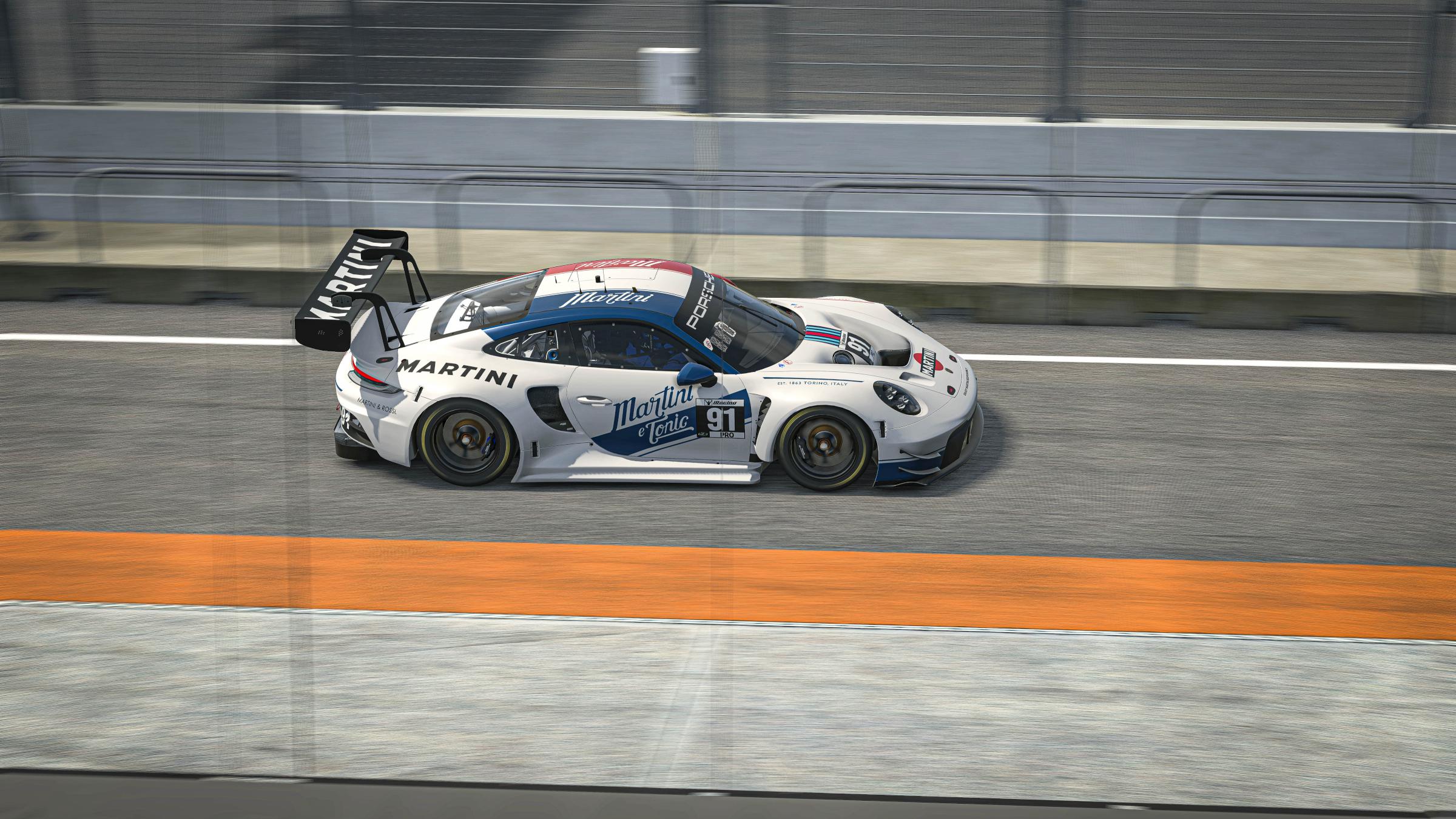 Preview of Martini e Tonic Concept livery - Porsche 911 GT3 R (992) by Issam Er-Rabhi