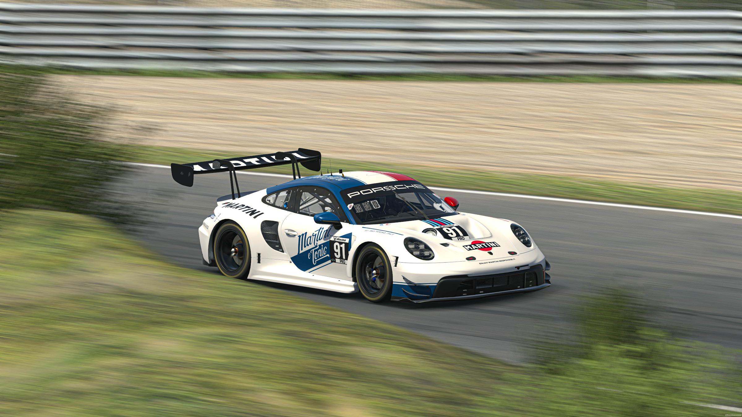 Preview of Martini e Tonic Concept livery - Porsche 911 GT3 R (992) by Issam Er-Rabhi