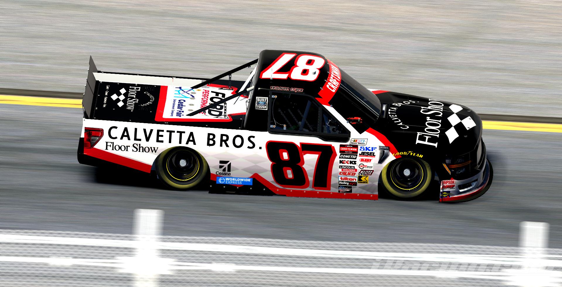Preview of #87 Brandon Esper Calvetta Brothers Floor Show Ford F150 by Gavin Graham2