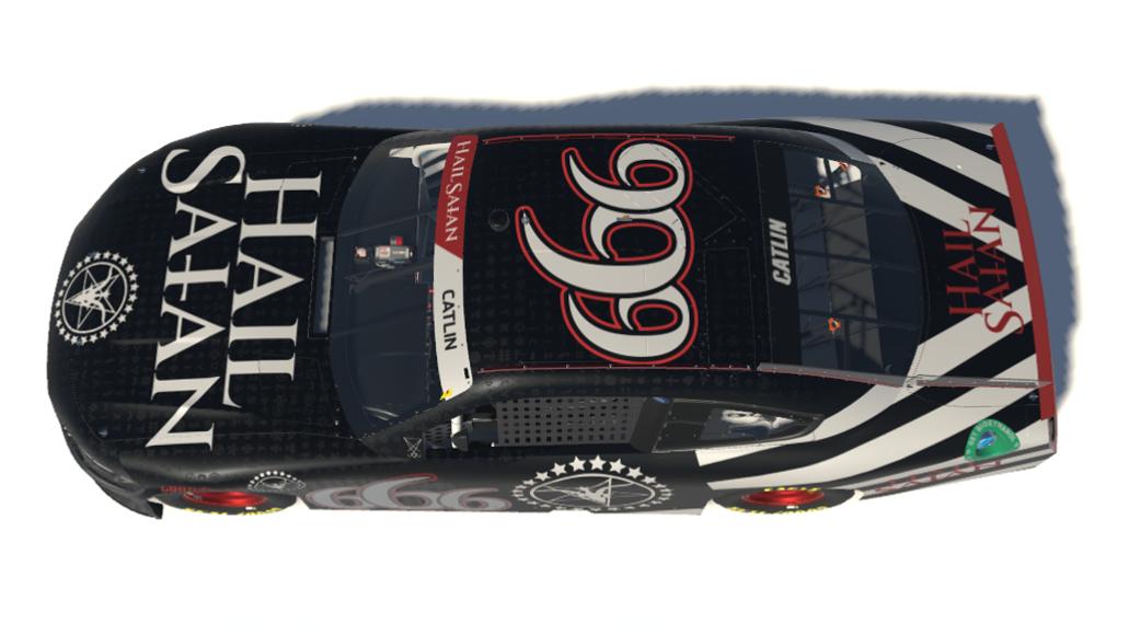Preview of "HAIL SAtAN" NASCAR XFINITY Ford Mustang by Carson C.