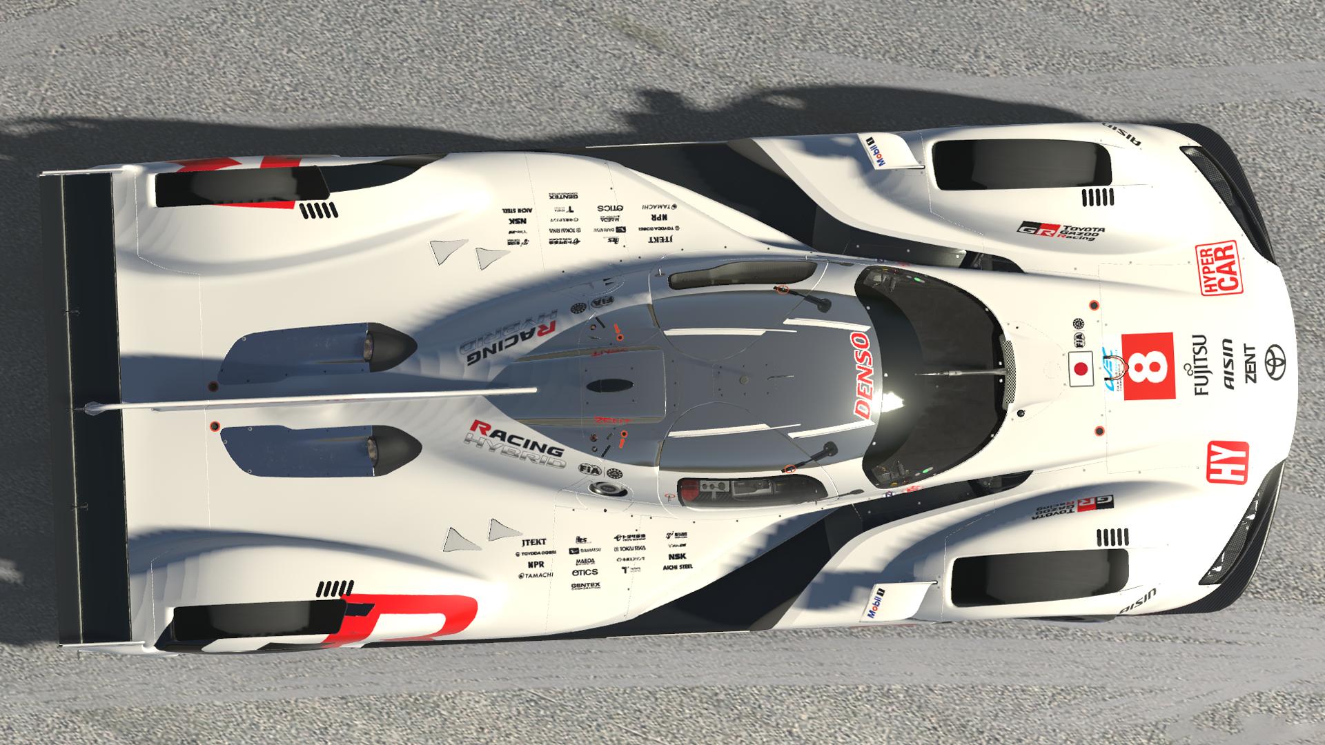 Preview of Toyota GR010 Hybrid 2024 White Porsche 963 GTP by Jasper De Jong