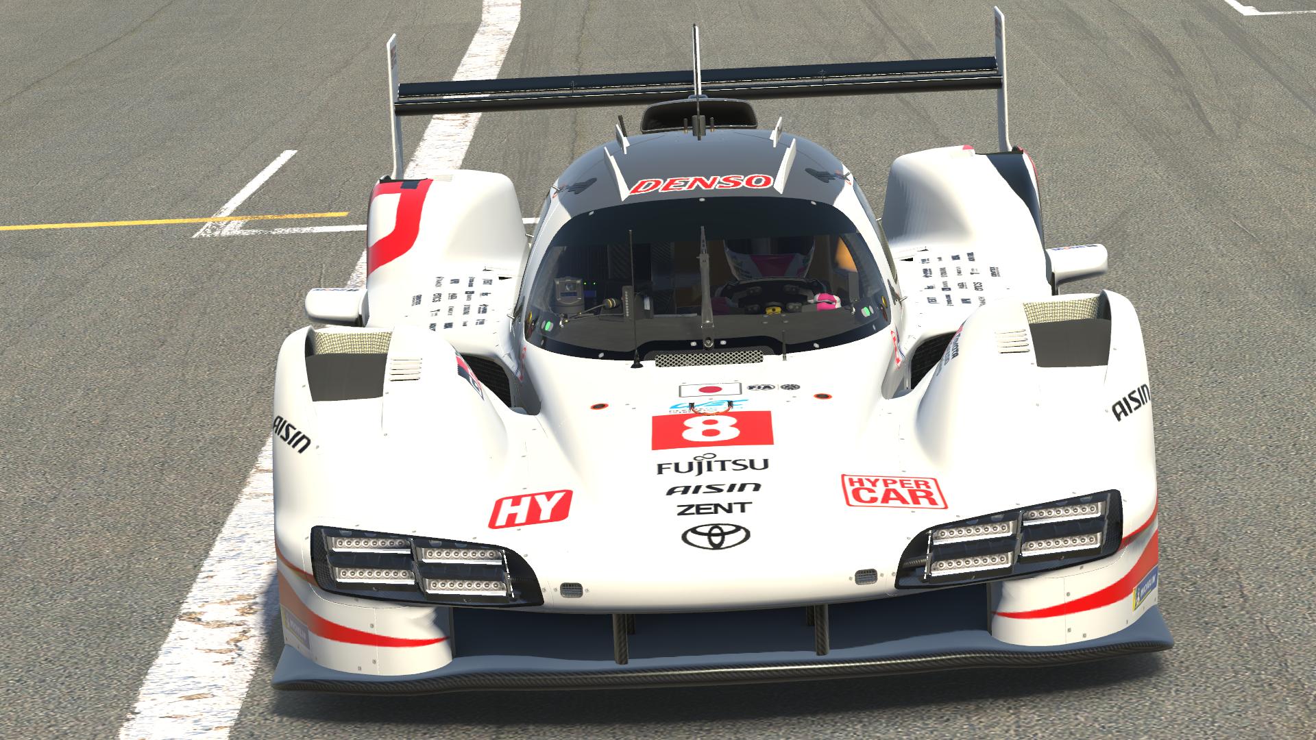Preview of Toyota GR010 Hybrid 2024 White Porsche 963 GTP by Jasper De Jong