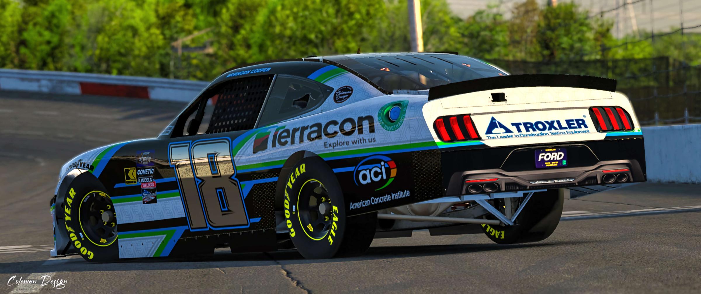 Preview of Brandon Cooper Xfinity Mustang by Justin Coleman