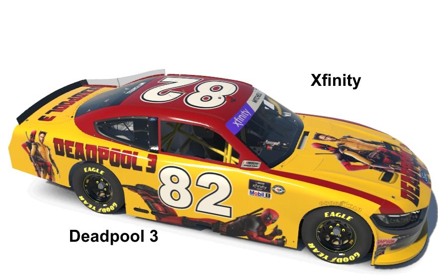 Preview of DEADPOOL 3 - Xfinity Ford Mustang by Michael M.