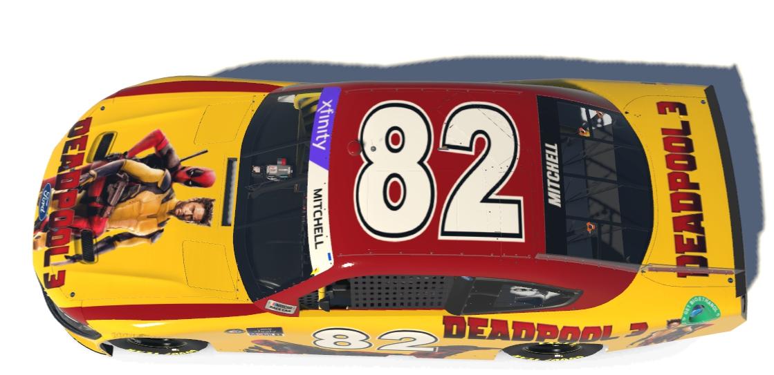 Preview of DEADPOOL 3 - Xfinity Ford Mustang by Michael M.