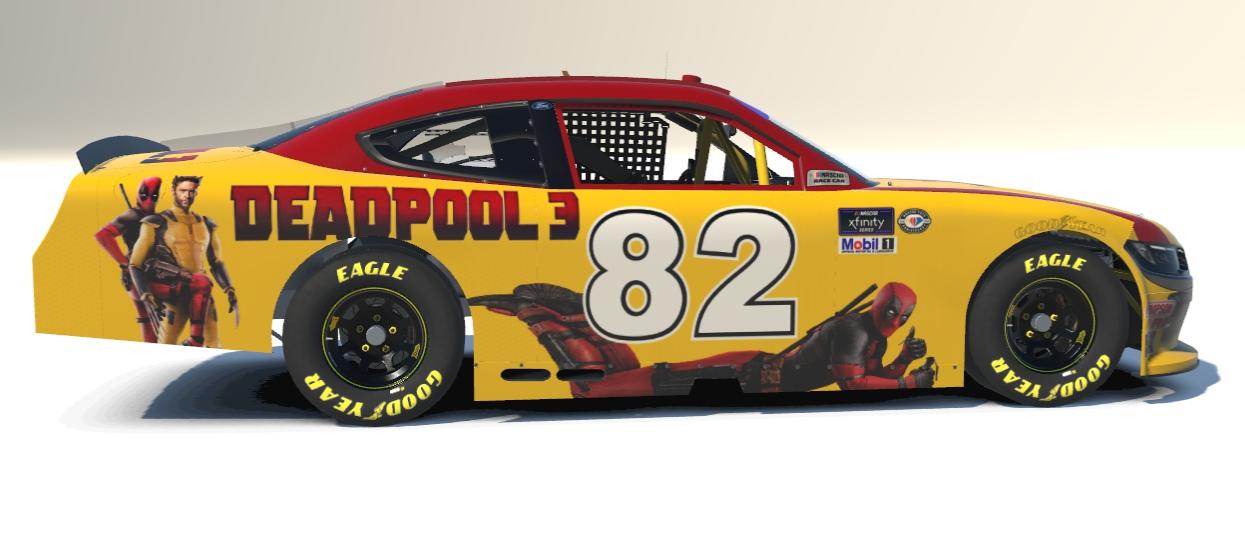 Preview of DEADPOOL 3 - Xfinity Ford Mustang by Michael M.