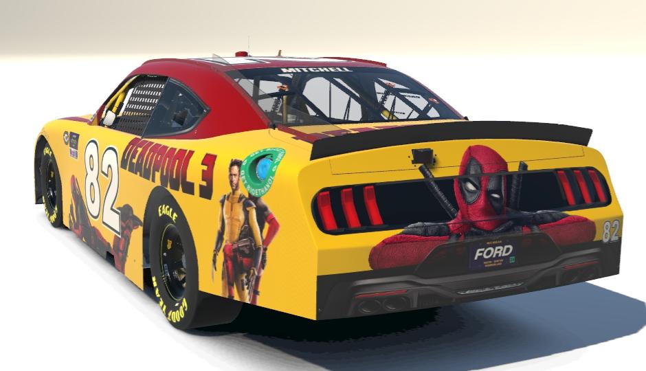 Preview of DEADPOOL 3 - Xfinity Ford Mustang by Michael M.