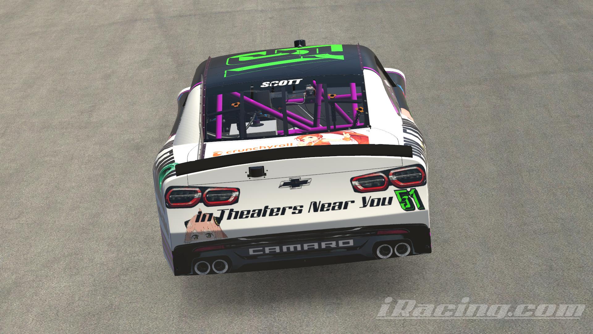 Preview of SpyxFamily code: white Xfinity Chevy  by Johnathan S.