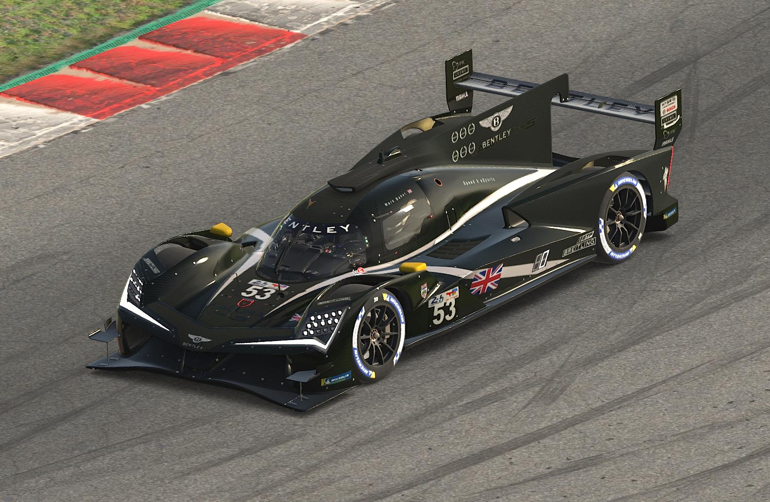 Preview of Bentley livery for Acura ARX06 GTP Mark by Mike Riedner