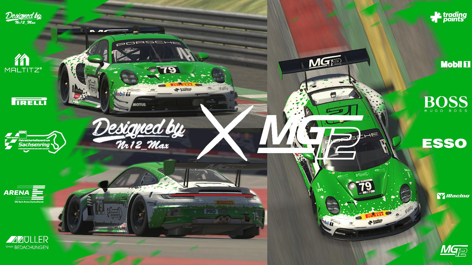 Preview of Porsche 911 GT3 R (992) I Evolution Design I MG12 Racing by Max Günther2