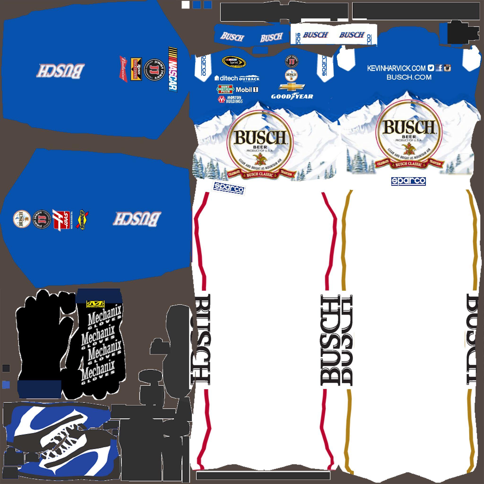 Preview of 2016 Kevin Harvick Busch Beer Standard by Stephane Parent