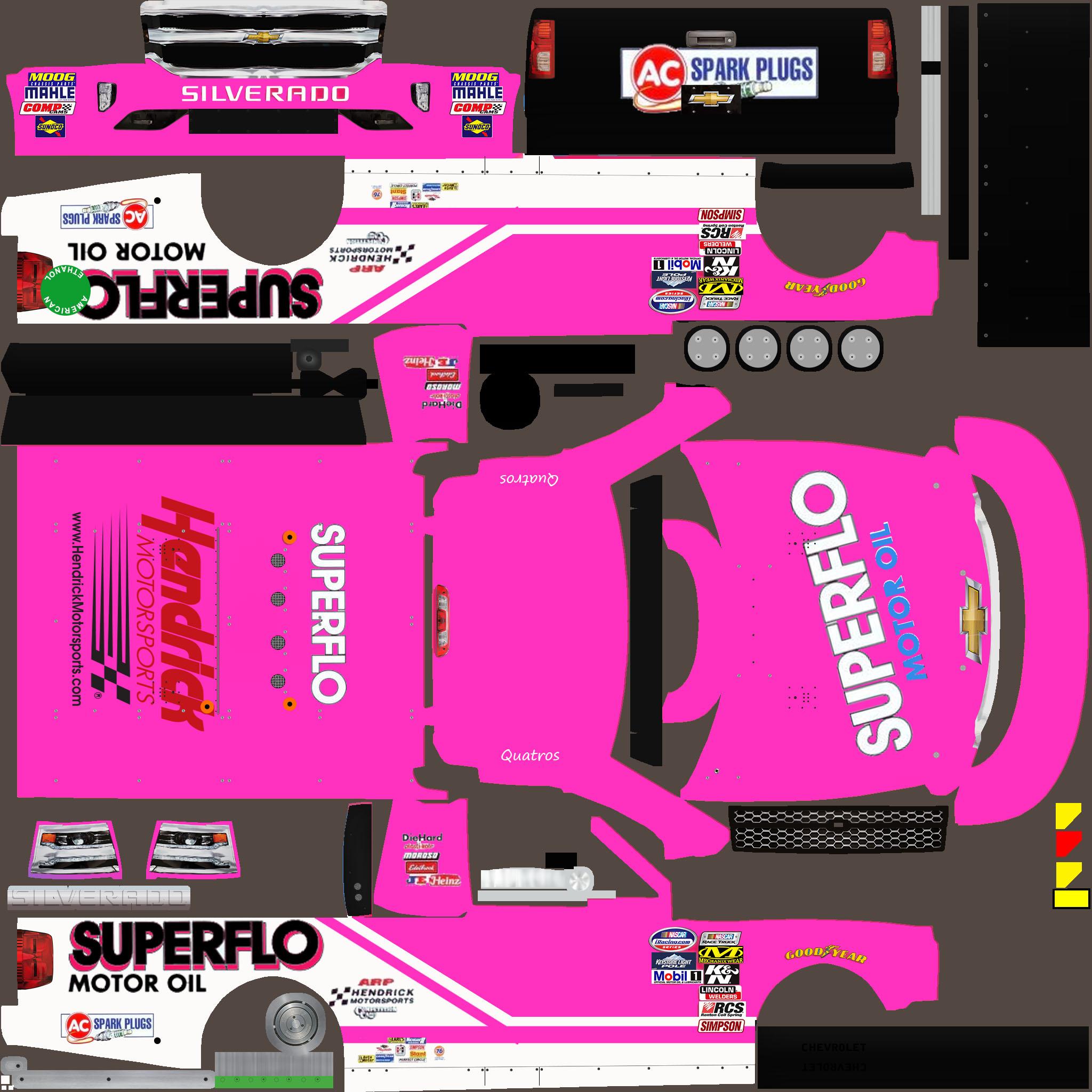 Preview of Superflo Chevy Silverado Truck Custom Paint Scheme by Jose M.
