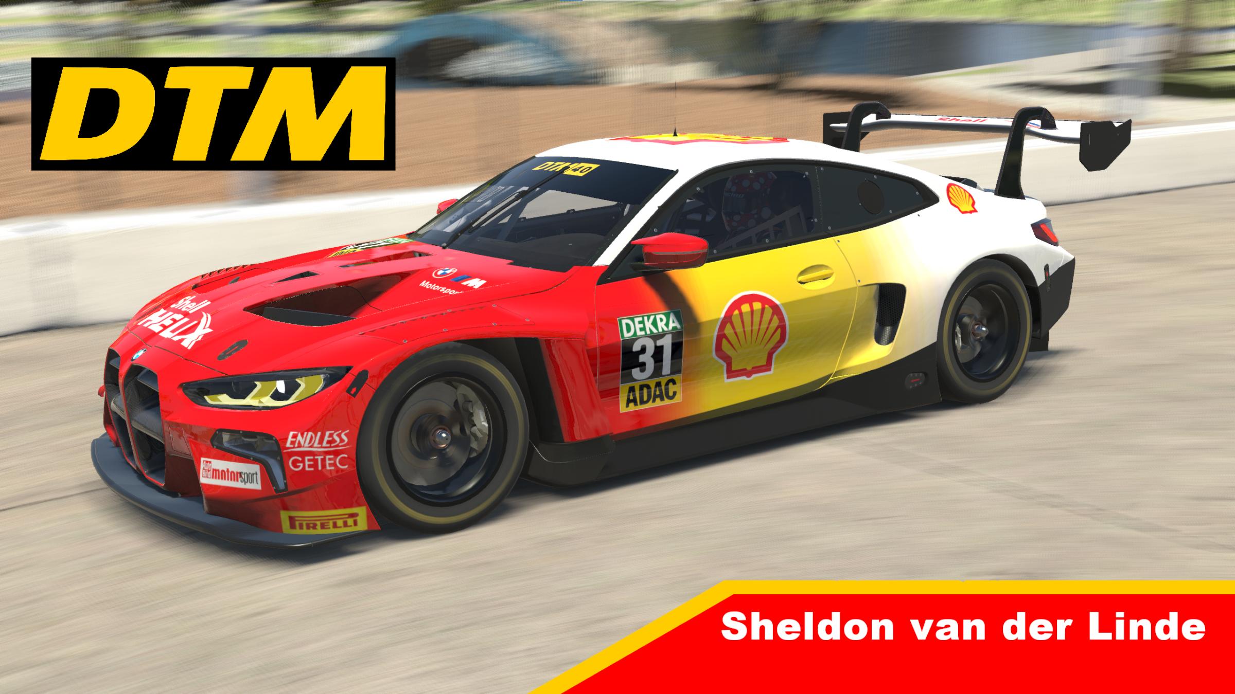 Preview of Sheldon Van Der Linde BMW GT3 DTM by Jesper Lindman