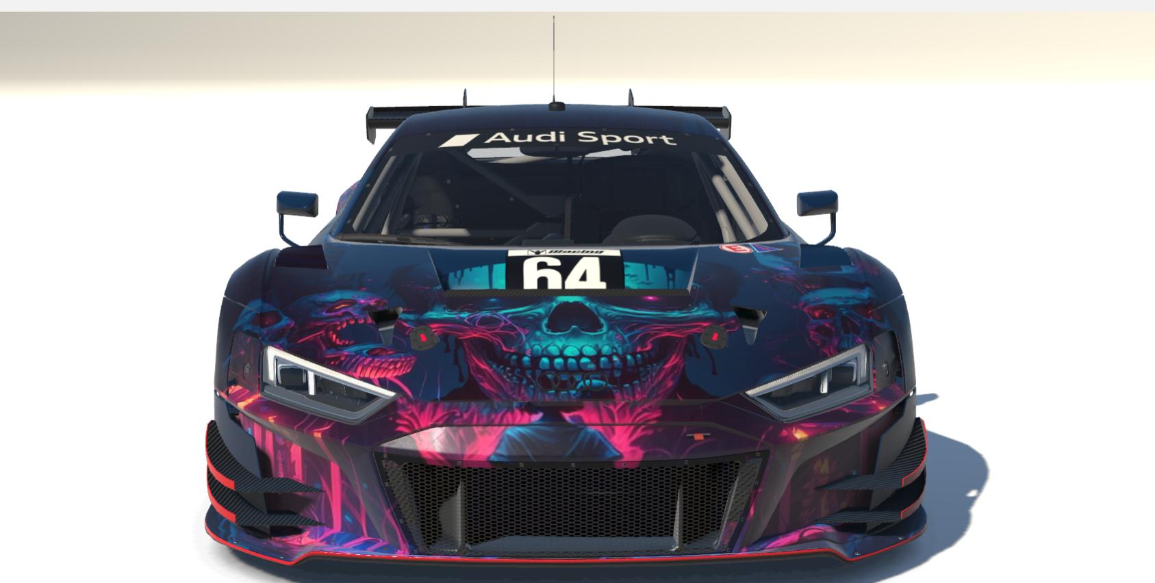 Preview of Audi R8 LMS EVO II GT3 Aliens have landed livery by Guy Robertson