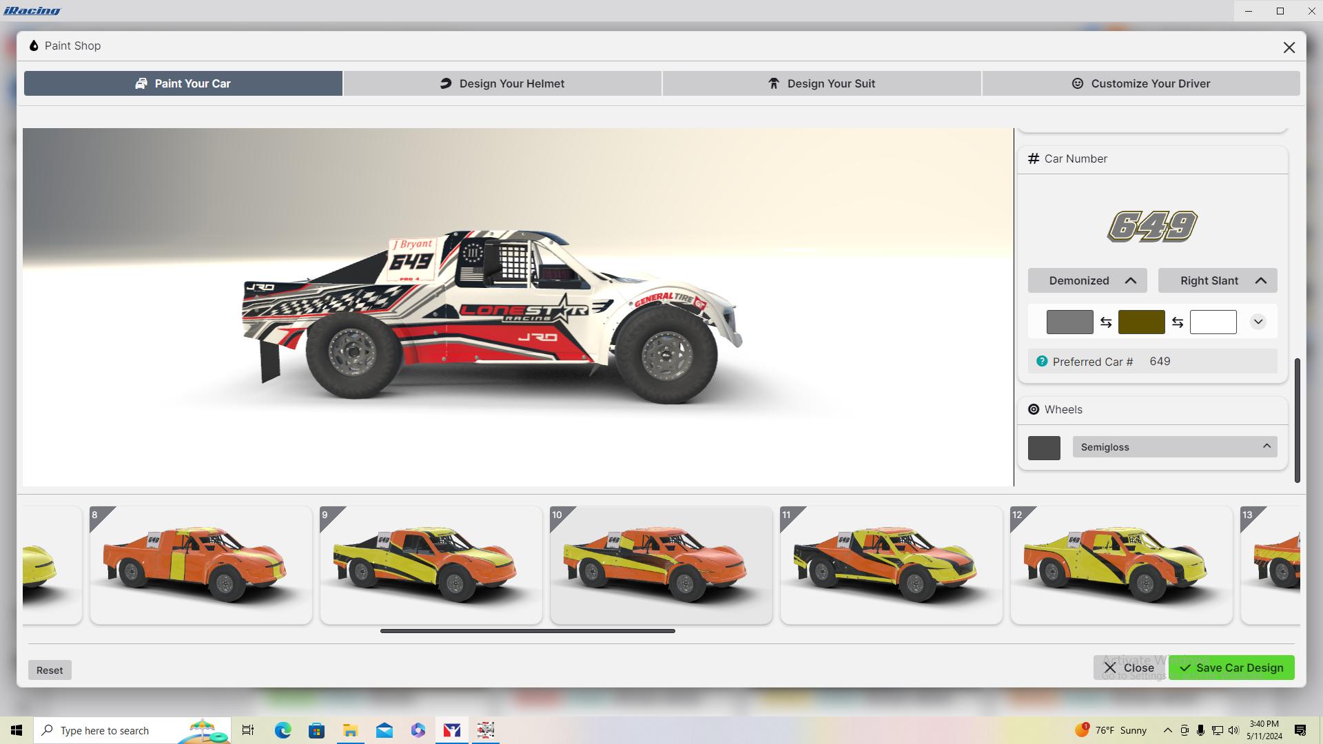 Preview of New LSR White/Red by Jason B.