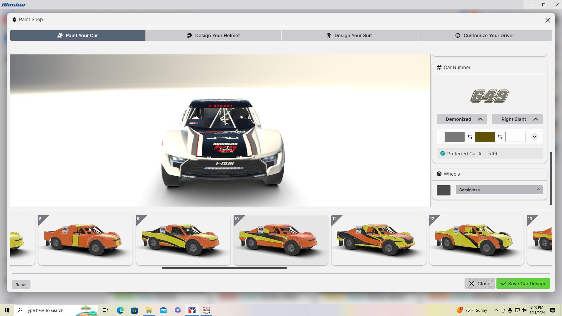 Preview of New LSR White/Red by Jason B.