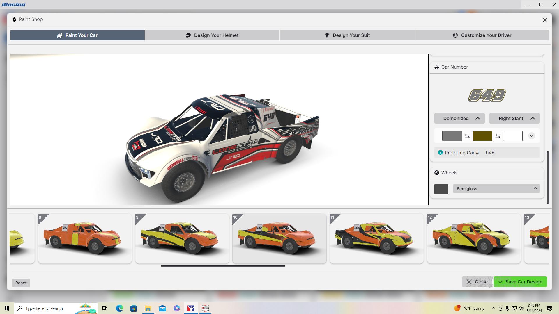 Preview of New LSR White/Red by Jason B.