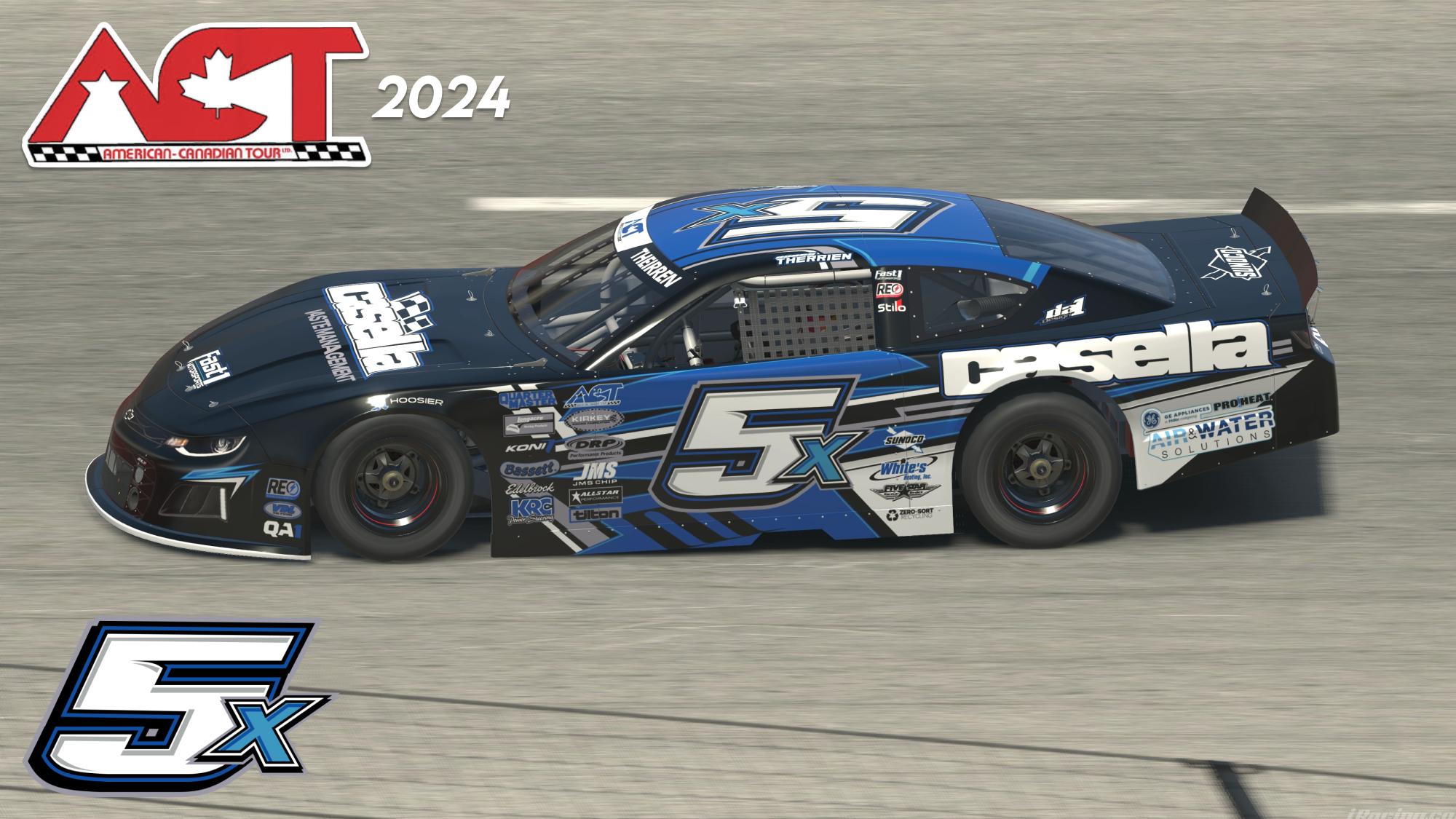 Preview of 2024 Bobby Therrien Casella Waste Management ACT Late Model Camaro (No #s) by Matthew Breuer