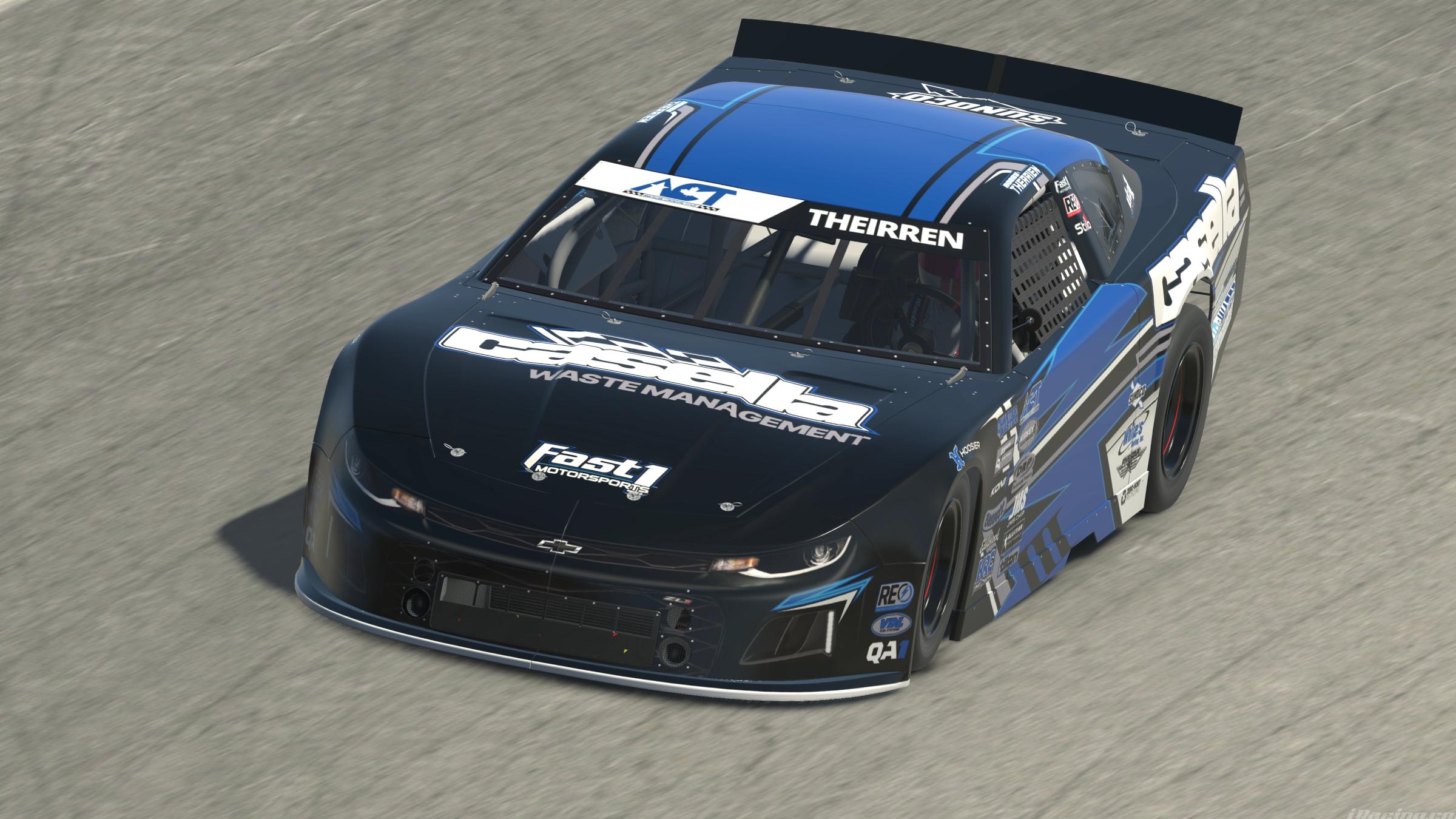 Preview of 2024 Bobby Therrien Casella Waste Management ACT Late Model Camaro (No #s) by Matthew Breuer