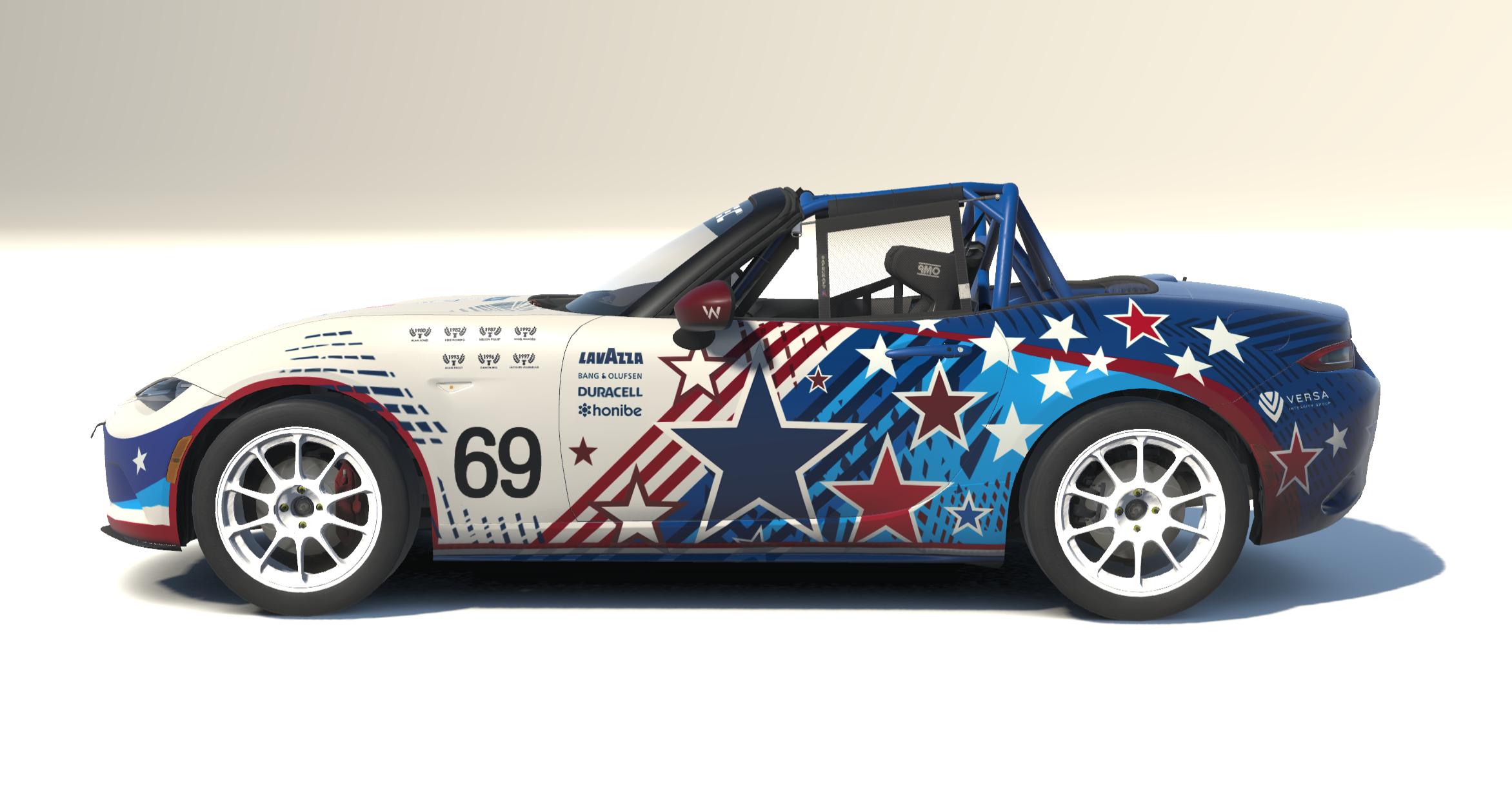 Preview of 2022 Williams F1 USA Austin Show Car Replica for Mazda MX-5 by Bart Ramakers